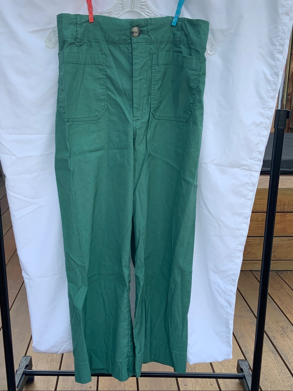 Anthropologie Colette Magic Fabric cropped pants
